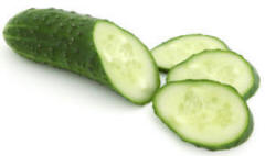 A good solid but moist cucumber